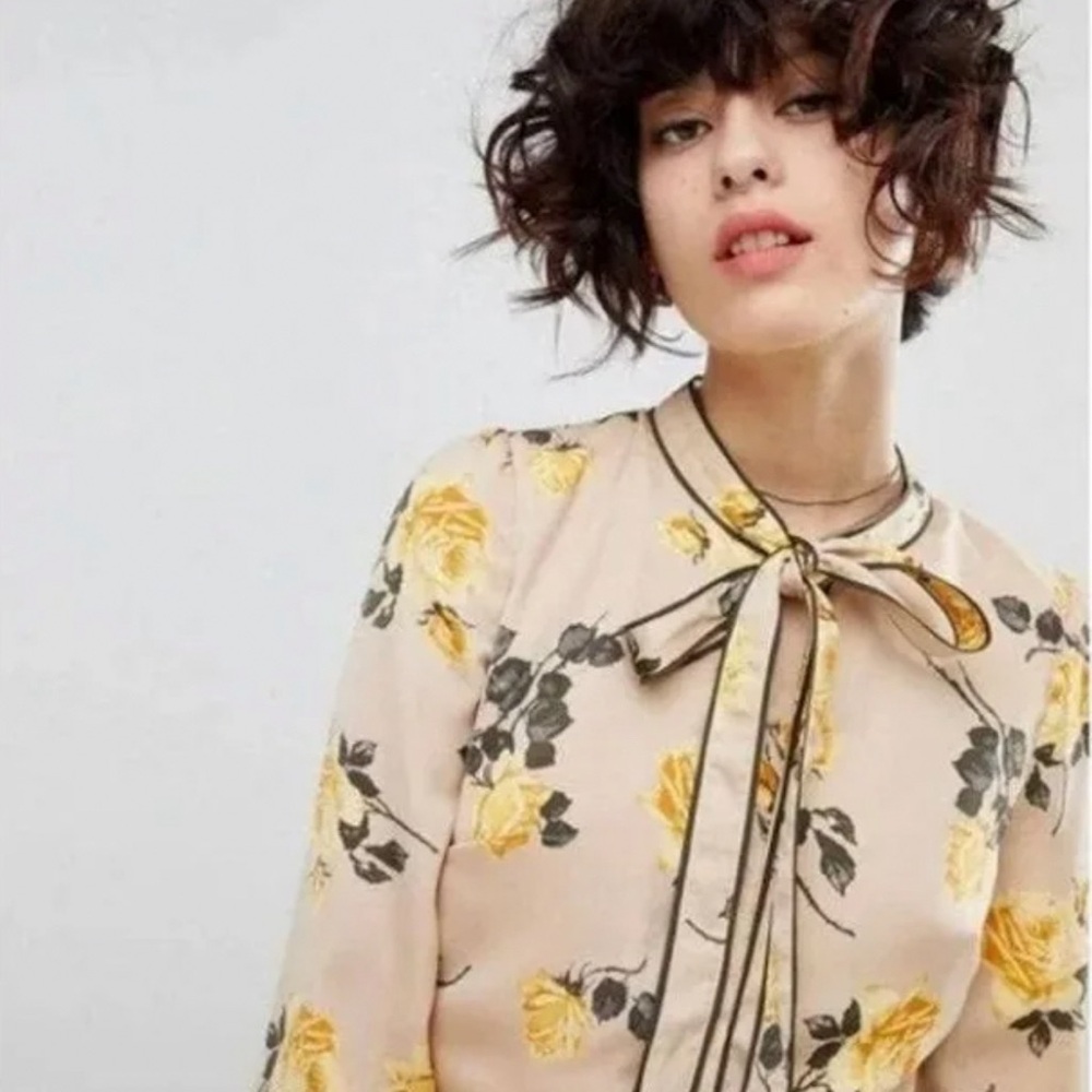 Mini Dress in Vintage Floral